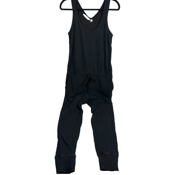 Wilt Jumpsuit Women's Small Black Tank One-Piece Joggers Drawstring Pockets - Picture 2 of 12